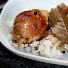 Filipino chicken adobo