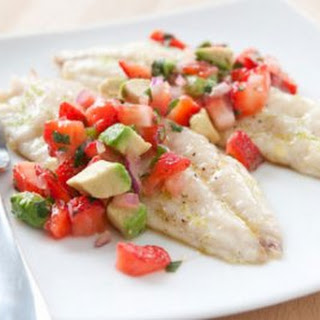 yummly cake velvet red with Avocado Snapper Salsa and Grilled Strawberry Red