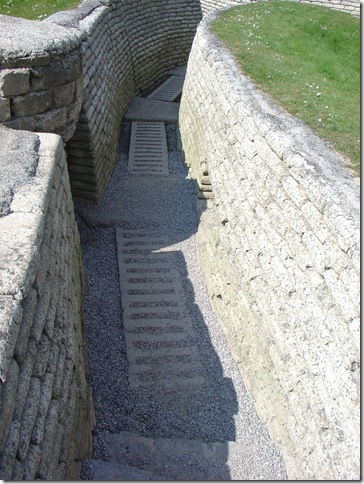 A Restored Trench at Vimy