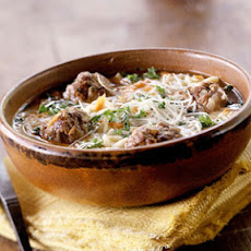 Polpette and Orzo in Broth