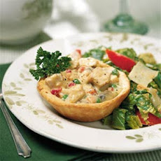 Creamed Chicken in Biscuit Bowls