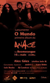 Lan&ccedil;amento de O Mundo, primeiro &aacute;lbum da Banda Anac&ecirc;