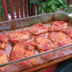 Peachy Piquant Pork Bake - Oven Bake or Barbecue