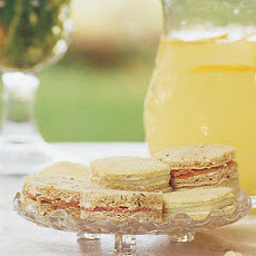 Roquefort Butter and Red Pear Tea Sandwiches