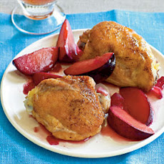 Braised Chicken Thighs with Plums