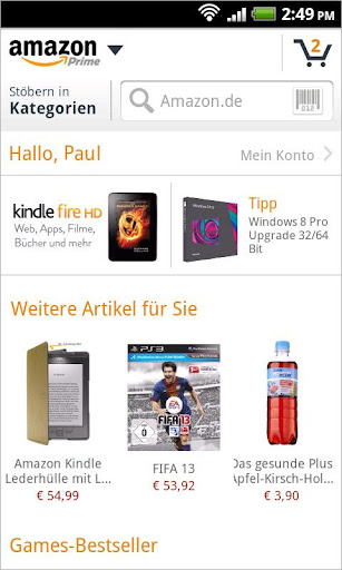 amazon-mobil-fur-android for android screenshot