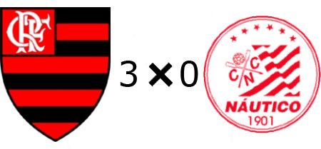 Flamengo 3x0 Náutico Flamengo 3x0 Náutico