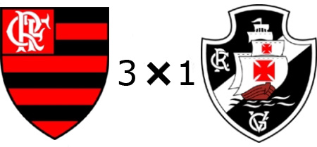 Flamengo 3x1 Vasco Flamengo 3x1 Vasco