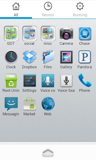 ICS Pro WHITE Blue GO Theme+