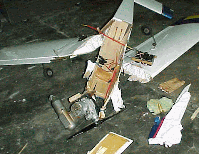 Avion accidentado