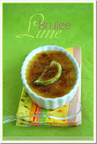 Lime Creme Brulee