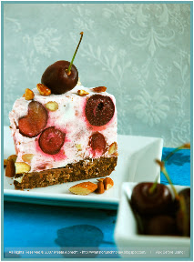 Cherry Semifredo Cake