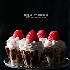 Raspberry Martini Mousse Shooters