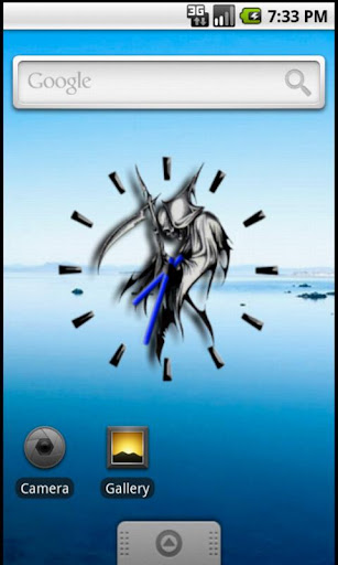 Grim Reaper Clock Widget
