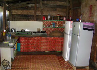 Iban Longhouse - Kitchen