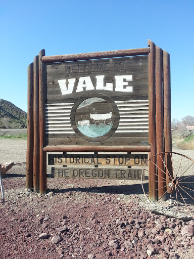 Welcome to Vale Sign