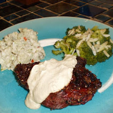 Peppered Tenderloin With Mustard Sauce