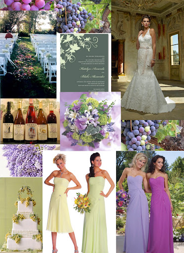 teal and purple wedding dresses