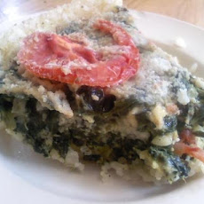 Three Cheese Spinach Pie