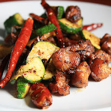 Dry-Fried Pork with Zucchini