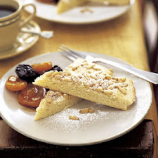 Pine Nut Torta with Marsala-Poached Autumn Fruit