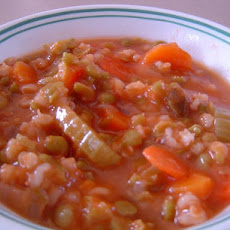 Easy Split Pea and Barley Stew