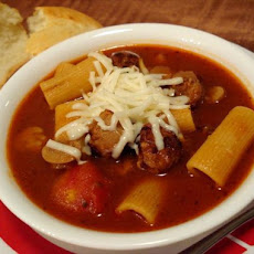 Sausage Pizza Soup