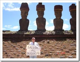 SALUDOS DESDE LA ISLA DE PASCUA