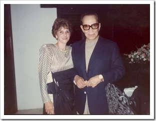 Cristina Rodríguez con Cantinflas