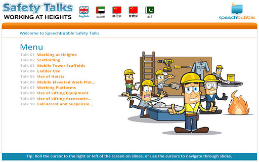 Safety Talks - Work Heights ME