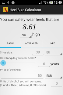 How to download Heel Size Calculator 1.0 unlimited apk for pc
