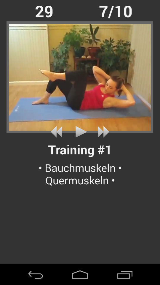 Android application Daily Workouts screenshort
