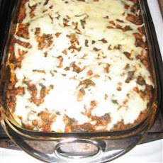 Layered Spinach Mostaccioli