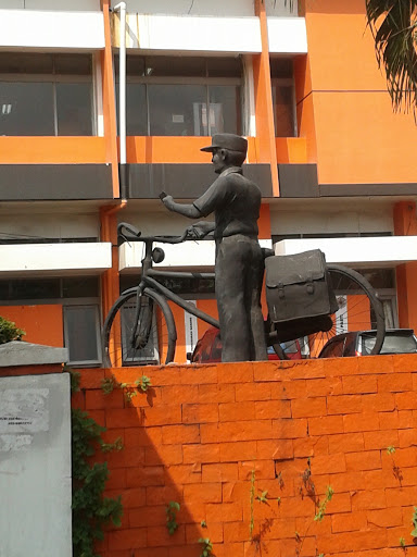 Postman Statue at Rawamangun Post office