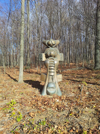 Mysterious Copper Forest Statue