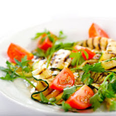 Grilled Zucchini and Tomato Salad