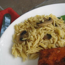 Orzo with Mushrooms