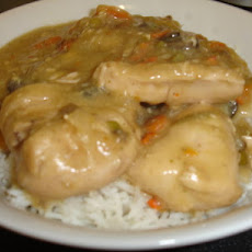 Crock Pot Chicken With Vegetable Gravy