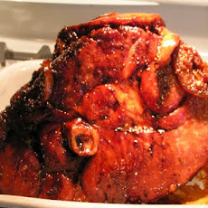 Tangerine Glazed Ham With Fresh Sage