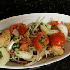 Felly's Favorite Panzanella with Burrata