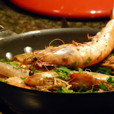 Prawns Sambuca Flambe