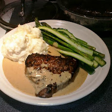 Filet Mignon With Whiskey Cream Sauce