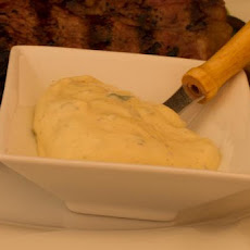 Grilled Steaks With Mustard and Chives