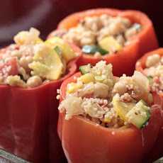 Couscous and Feta Stuffed Peppers