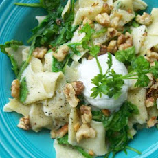 Turkish Noodles With Arugula (Rokali Eriste)