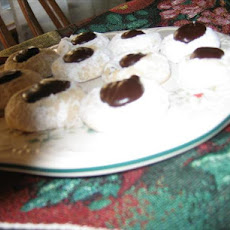 Fudge Filled Chocolate Chip Thumbprints