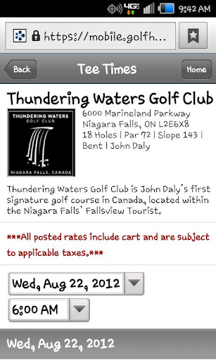 【免費運動App】Thundering Waters Golf Club-APP點子