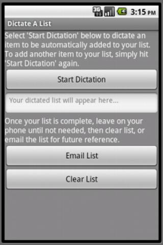 【免費商業App】Dictate  A  List-APP點子