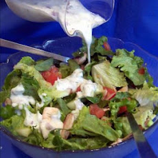 Spring Salad With Chive Blossom Dressing