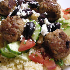 Mini Turkey Meatballs With a Fresh Couscous Salad